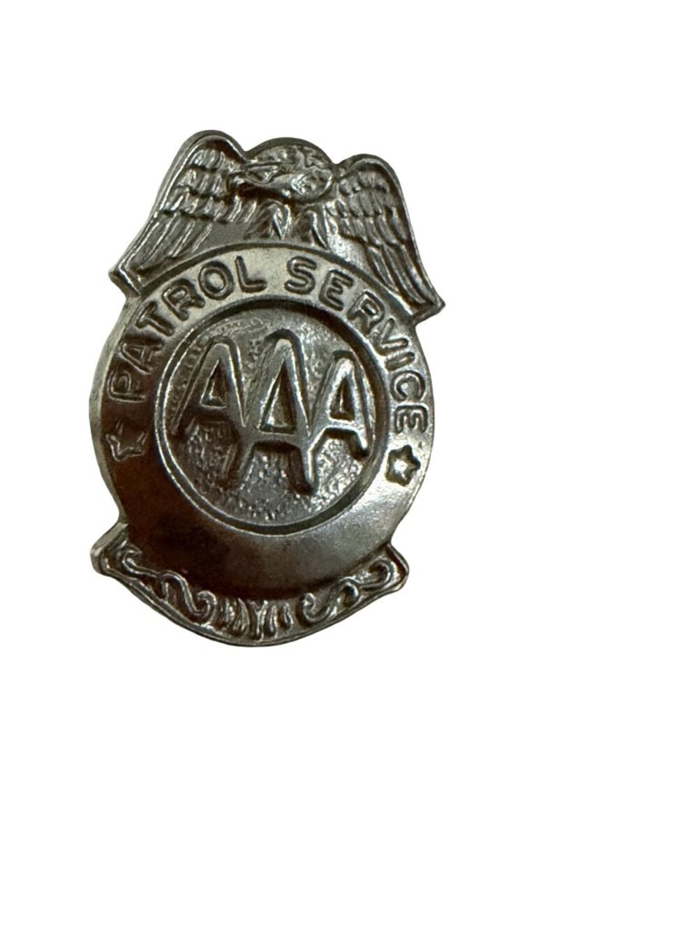 Vintage 1950s 1960s AAA Patrol Service Miniature Eagle Badge Pin Safety Patrol